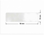 PLOMBA VOID TRANSPARENT POŁYSK SZACHOWNICA KARO D-44AC2 prostokąt 58x16mm