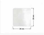 PLOMBA VOID TRANSPARENT POŁYSK SZACHOWNICA KARO D-44AC2 kwadrat 20x20mm