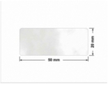 PLOMBA VOID TRANSPARENT POŁYSK SZACHOWNICA KARO D-44AC2 prostokąt 50x20mm