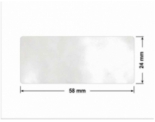 PLOMBA VOID TRANSPARENT POŁYSK SZACHOWNICA KARO D-44AC2 prostokąt 58x24mm