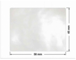 PLOMBA VOID TRANSPARENT POŁYSK SZACHOWNICA KARO D-44AC2 prostokąt 58x45mm