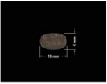 PLOMBA VOID TRANSPARENT POŁYSK PLOMBA SECURITY T-54AY2 elipsa 10x6mm