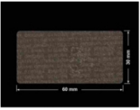 PLOMBA VOID TRANSPARENT POŁYSK PLOMBA SECURITY T-54AY2 prostokąt 38x6mm
