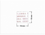PLOMBA VOID TRANSPARENT POŁYSK PLOMBA SECURITY T-54AY2 kwadrat 10x10mm