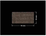 PLOMBA VOID TRANSPARENT POŁYSK PLOMBA SECURITY T-54AY2 prostokąt 19x10mm
