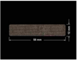 PLOMBA VOID TRANSPARENT POŁYSK PLOMBA SECURITY T-54AY2 prostokąt 58x12mm