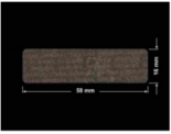 PLOMBA VOID TRANSPARENT POŁYSK PLOMBA SECURITY T-54AY2 prostokąt 58x16mm
