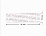 PLOMBA VOID TRANSPARENT POŁYSK PLOMBA SECURITY T-54AY2 prostokąt 58x16mm