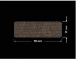 PLOMBA VOID TRANSPARENT POŁYSK PLOMBA SECURITY T-54AY2 prostokąt 50x17mm