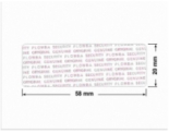 PLOMBA VOID TRANSPARENT POŁYSK PLOMBA SECURITY T-54AY2 prostokąt 58x20mm