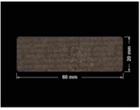 PLOMBA VOID TRANSPARENT POŁYSK PLOMBA SECURITY T-54AY2 prostokąt 60x20mm