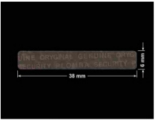 PLOMBA VOID TRANSPARENT POŁYSK PLOMBA SECURITY T-54AY2 prostokąt 78x20mm