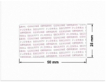PLOMBA VOID TRANSPARENT POŁYSK PLOMBA SECURITY T-54AY2 prostokąt 50x25mm