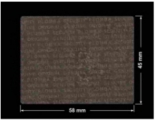 PLOMBA VOID TRANSPARENT POŁYSK PLOMBA SECURITY T-54AY2 prostokąt 58x45mm