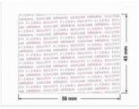 PLOMBA VOID TRANSPARENT POŁYSK PLOMBA SECURITY T-54AY2 prostokąt 58x45mm