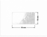 PLOMBA VOID TRANSPARENT POŁYSK OTWARTY OPENED T-54AX2 prostokąt 19x10mm