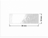 PLOMBA VOID TRANSPARENT POŁYSK OTWARTY OPENED T-54AX2 prostokąt 30x10mm