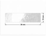 PLOMBA VOID TRANSPARENT POŁYSK OTWARTY OPENED T-54AX2 prostokąt 38x10mm