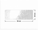 PLOMBA VOID TRANSPARENT POŁYSK OTWARTY OPENED T-54AX2 prostokąt 58x20mm