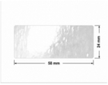 PLOMBA VOID TRANSPARENT POŁYSK OTWARTY OPENED T-54AX2 prostokąt 58x24mm