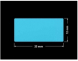 PLOMBA NIEBIESKA MAT VOIDOPEN A-347V3 prostokąt 25x12mm