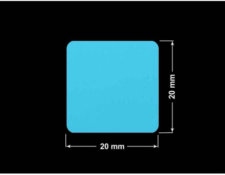PLOMBA NIEBIESKA MAT VOIDOPEN A-347V3 kwadrat 20x20mm