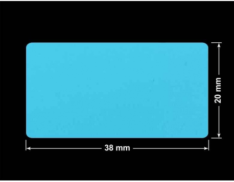 PLOMBA NIEBIESKA MAT VOIDOPEN A-347V3 prostokąt 38x20mm
