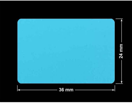 PLOMBA NIEBIESKA MAT VOIDOPEN A-347V3 prostokąt 36x24mm