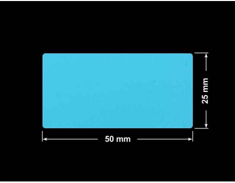 PLOMBA NIEBIESKA MAT VOIDOPEN A-347V3 prostokąt 50x25mm