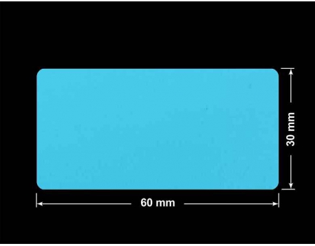 PLOMBA NIEBIESKA MAT VOIDOPEN A-347V3 prostokąt 60x30mm