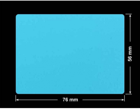 PLOMBA NIEBIESKA MAT VOIDOPEN A-347V3 prostokąt 76x56mm
