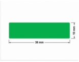 PLOMBA ZIELONA PMS354 MAT VOIDOPEN A-34ZV3 prostokąt 38x10mm