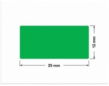PLOMBA ZIELONA PMS354 MAT VOIDOPEN A-34ZV3 prostokąt 25x12mm