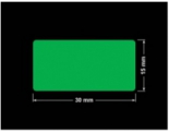 PLOMBA ZIELONA PMS354 MAT VOIDOPEN A-34ZV3 prostokąt 30x15mm