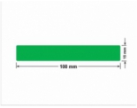 PLOMBA ZIELONA PMS354 MAT VOIDOPEN A-34ZV3 prostokąt 100x15mm