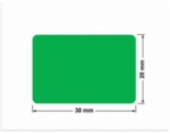 PLOMBA ZIELONA PMS354 MAT VOIDOPEN A-34ZV3 prostokąt 30x20mm