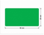 PLOMBA ZIELONA PMS354 MAT VOIDOPEN A-34ZV3 prostokąt 38x20mm