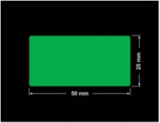 PLOMBA ZIELONA PMS354 MAT VOIDOPEN A-34ZV3 prostokąt 50x25mm