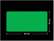 PLOMBA ZIELONA PMS354 MAT VOIDOPEN A-34ZV3 prostokąt 60x30mm