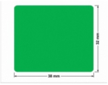 PLOMBA ZIELONA PMS354 MAT VOIDOPEN A-34ZV3 prostokąt 38x32mm