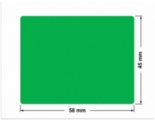 PLOMBA ZIELONA PMS354 MAT VOIDOPEN A-34ZV3 prostokąt 58x45mm