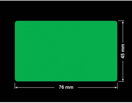 PLOMBA ZIELONA PMS354 MAT VOIDOPEN A-34ZV3 prostokąt 76x45mm