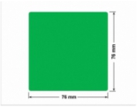 PLOMBA ZIELONA PMS354 MAT VOIDOPEN A-34ZV3 kwadrat 76x76mm