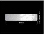 PLOMBA ELASTYCZNA JASNO-SREBRNA PÓŁPOŁYSK E-C11 prostokąt 58x12mm