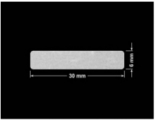 PLOMBA VOID BIAŁA POŁYSK VOID D-36203 prostokąt 30x6mm