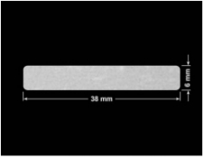 PLOMBA VOID BIAŁA POŁYSK VOID D-36203 prostokąt 38x6mm