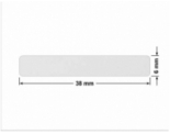 PLOMBA VOID BIAŁA POŁYSK VOID D-36203 prostokąt 38x6mm