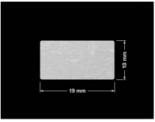 PLOMBA VOID BIAŁA POŁYSK VOID D-36203 prostokąt 19x10mm