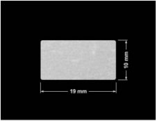 PLOMBA VOID BIAŁA POŁYSK VOID D-36203 prostokąt 19x10mm