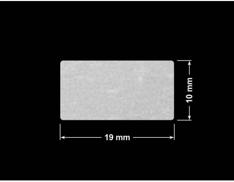 PLOMBA VOID BIAŁA POŁYSK VOID D-36203 prostokąt 19x10mm